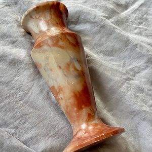 Vintage marble swirled vase